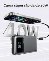 MOKiN Banco de energía 3 en 1, cargador portátil de 10000 mAh 40 W...