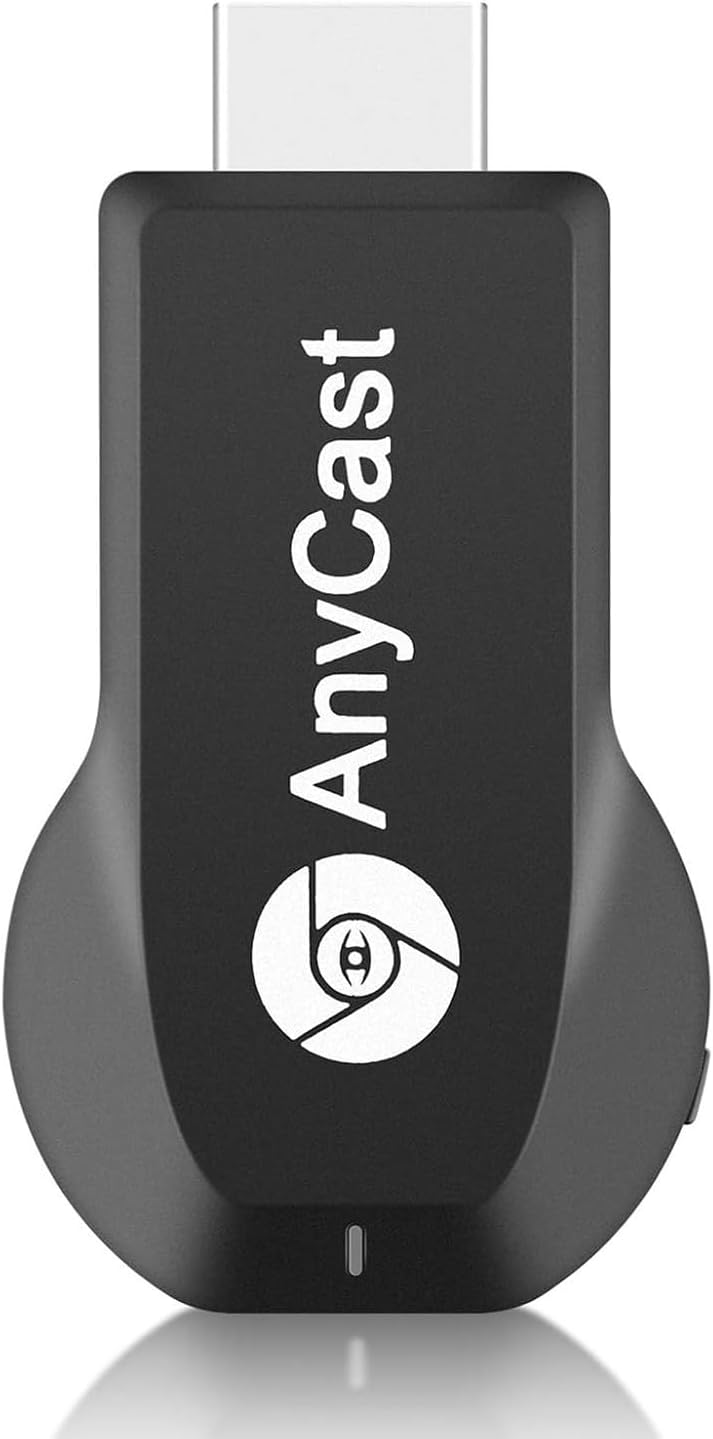 Anycast - Adaptador inalámbrico de pantalla HD, receptor de 1080P con espejo de pantalla de transmisión compatible con iOS/Android/Windows/Mac a HDTV Monitor Proyector