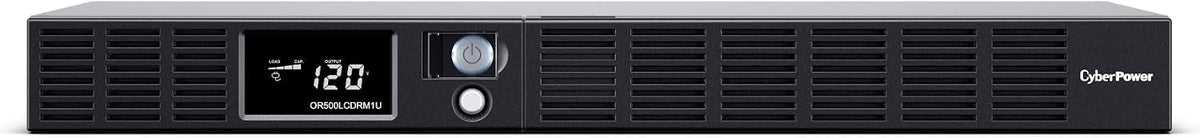CyberPower OR500LCDRM1U Smart App LCD UPS Batería de reserva y protector de sobretensión, 500VA/300W, 6 tomas de salida, AVR, montaje en rack 1U, certificado UL