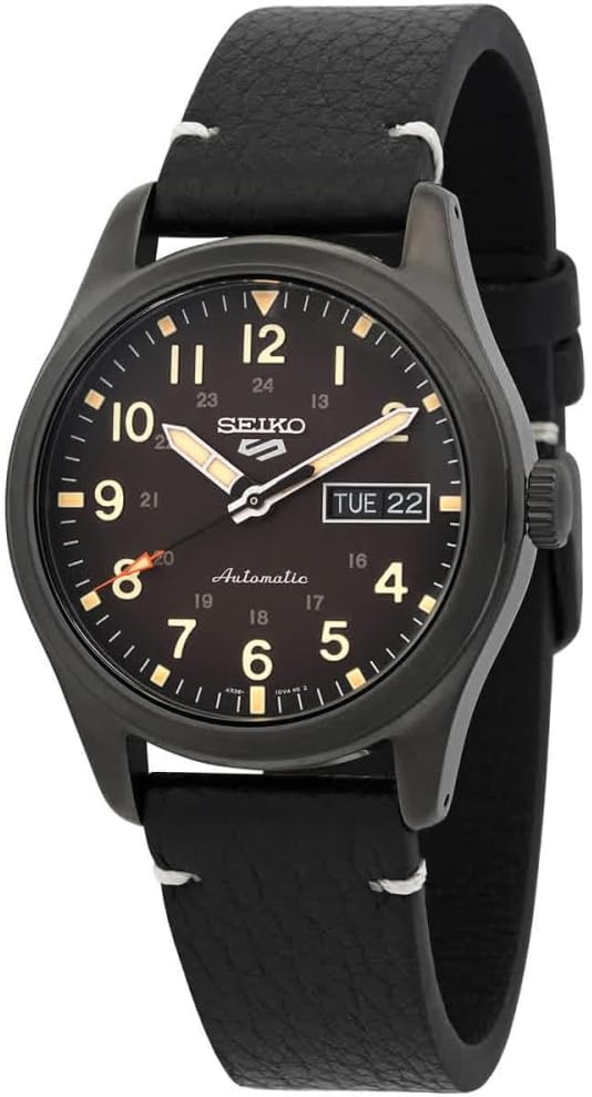 SEIKO 5 Field Specialist Reloj automático para hombre con esfera negra SRPG41