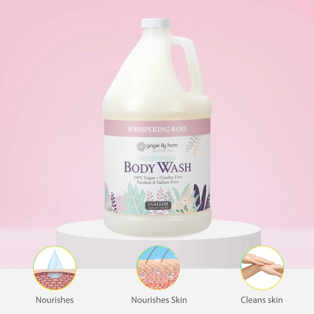 Ginger Lily Farms Botanicals - Jabón corporal nutritivo, 100% vegan...