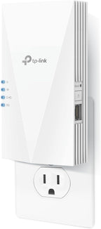 TP-Link AX1500 Extensor WiFi Amplificador de Internet (RE500X), Extensor de Alcance WiFi 6 Cubre hasta 1500 pies cuadrados y 25 dispositivos, Banda Dual, Modo AP con Puerto Gigabit, Configuración por