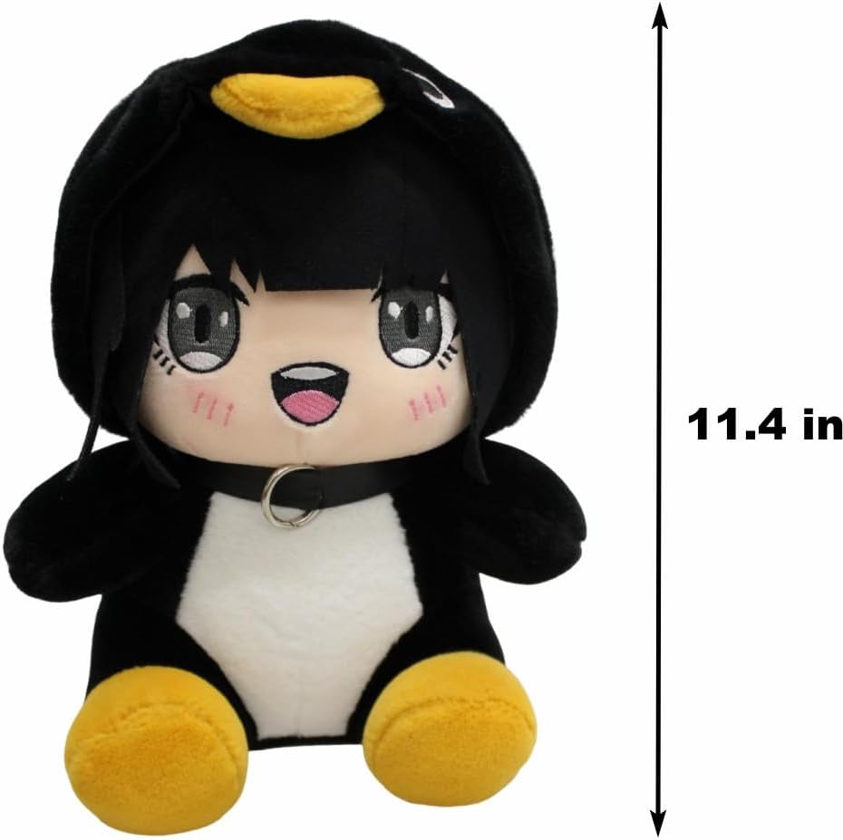 BXCH Gugugaga - Almohada de felpa de pingüino para fanáticos y amig...