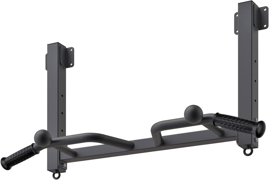 Kipika 32" Barra de tracción de techo montada - Muy duradera, Altamente ajustable, Barra de dominadas multifuncional - Sistema de gimnasio en casa con colgador para bolsa de golpe y entrenamiento con bandas de resistencia