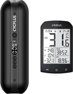CYCPLUS Inflador de neumáticos A2 + Ordenador para bicicleta con GPS M1