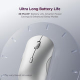 Lenovo 700 Ratón inalámbrico multidispositivo, conexión Bluetooth o...