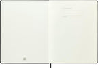 Moleskine Cuaderno, XXL, rayas, negro, tapa dura (8.5 x 11)