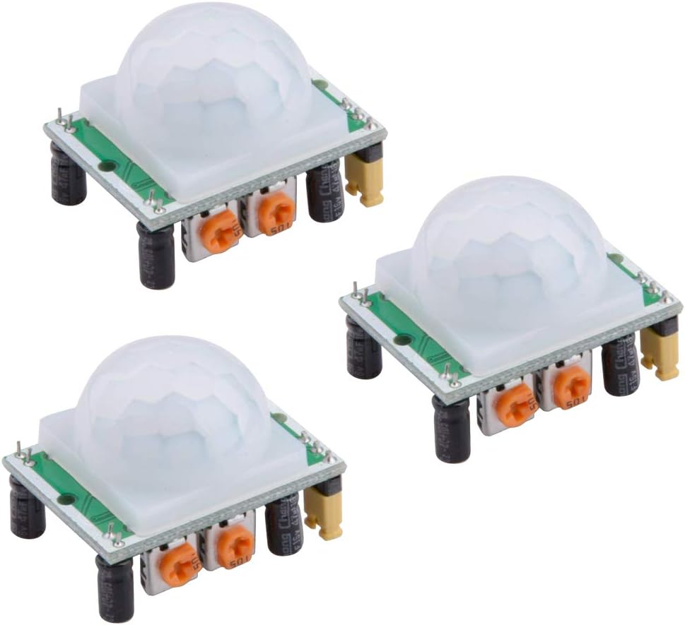 HiLetgo 3 unids HC-SR501 PIR sensor infrarrojo cuerpo