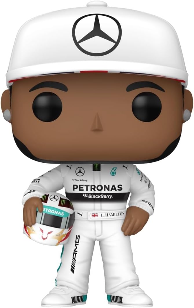 Funko Pop! Racing: Racing - Lewis Hamilton con casco - Mercedes-Ben...