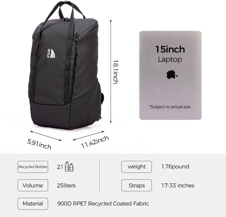 INUK Mochila para laptop para estudiantes universitarios y trabajo,...