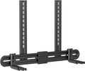 USX MOUNT Soporte universal para barra de sonido, soporte de TV para barra de sonido con altavoz, se adapta a 2 opciones de instalación, soporte de base antideslizante extraíble que se extiende de