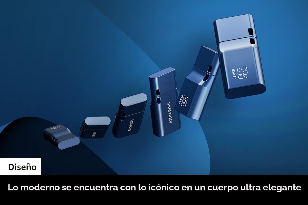 Samsung Unidad flash USB tipo C, 128 GB, transfiere archivos de 4 G...