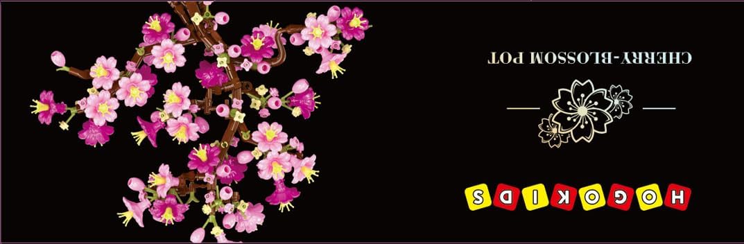 HOGOKIDS Juego de construcción de bonsái de flores de