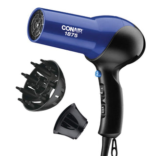 Secador de pelo ionizador Conair Corp Pers Care 146 NP CONAIR 1875 vatios, 1, Plateado/Negro