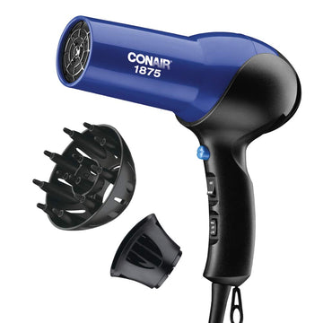 Secador de pelo ionizador Conair Corp Pers Care 146 NP CONAIR 1875 vatios, 1, Plateado/Negro