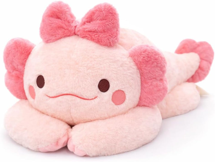 uoozii - Ajolote rosa de peluche con peso de 20 pulgadas\/4 lb y al...