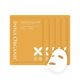 INNA ORGANIC Máscara de hoja \u2013 Equilibrio y control de aceite,...