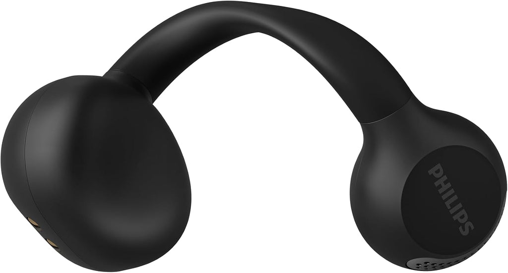 PHILIPS Q2000 Auriculares TWS estilo orejera, 28 horas de tiempo de reproducción, llamadas claras, IPX4 resistentes al sudor, color negro