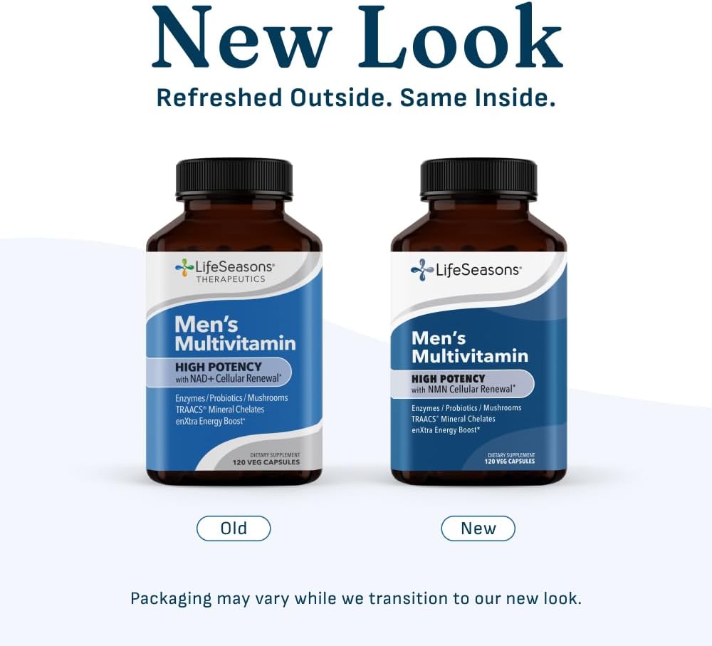 LifeSeasons Multivitamínico para hombres \u2013 Alta potencia con 2...