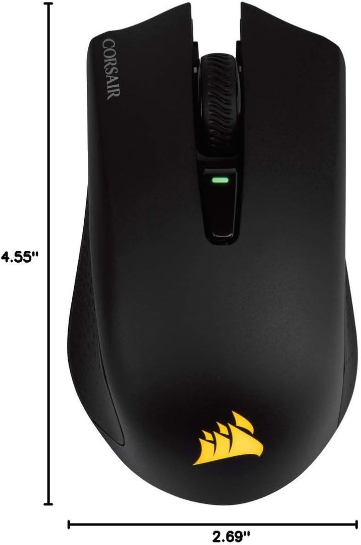 Corsair Harpoon - Mouse inalámbrico RGB ligero FPS/MOBA