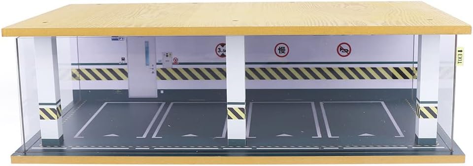 Modelo de garaje de coche a escala 1/24 185 x 1063 x 492