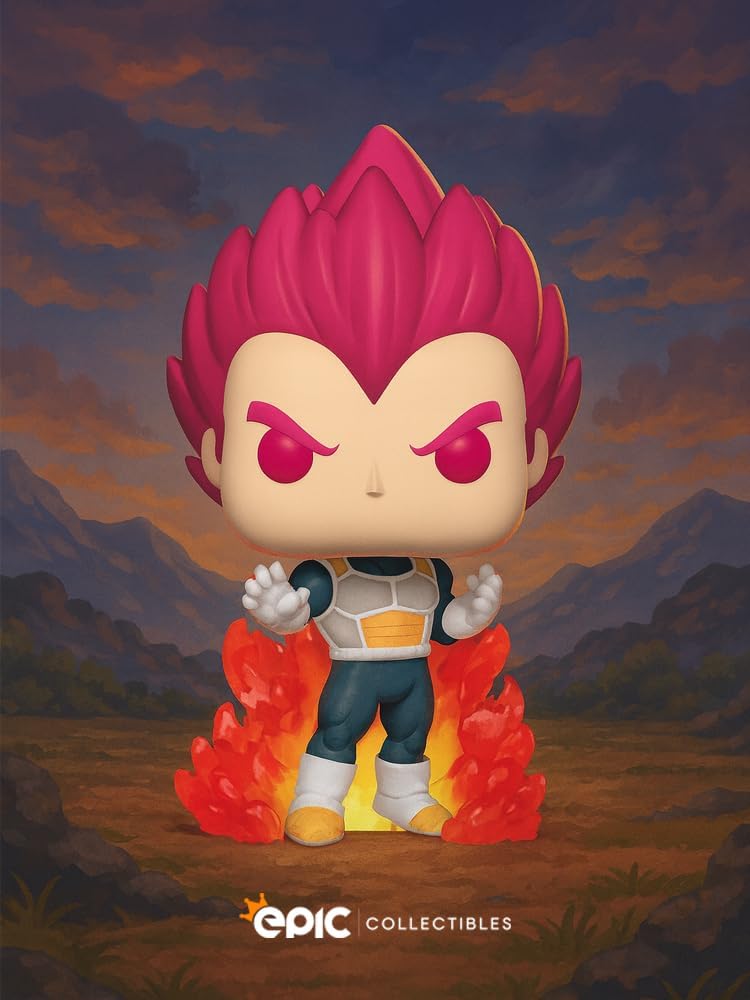 Epic Collectibles Pop Anime: Dragonball Broly - Vegeta (Super Saiyan God)