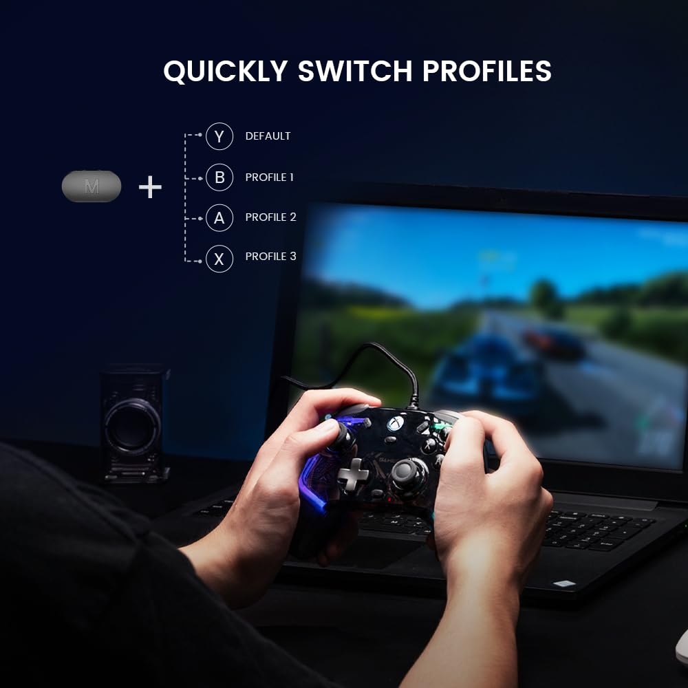 GameSir Kaleid Wired Controller for Xbox Series X|S, Xbox One,Windo...