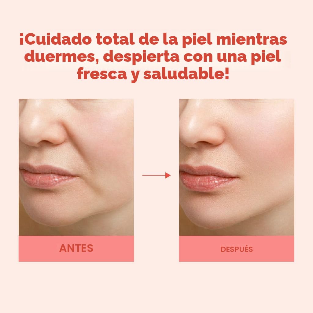 flaner Máscara para dormir con mermelada de pomelo, mascarilla revi...