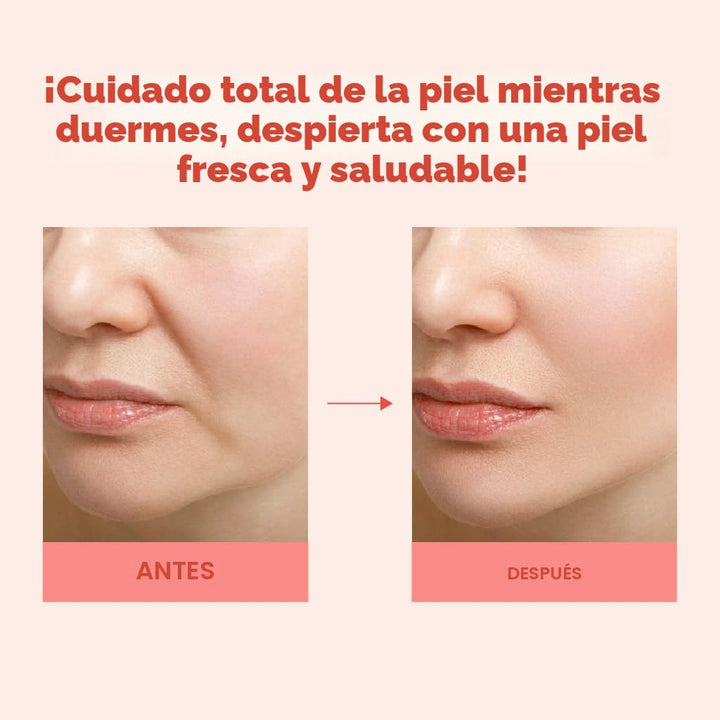flaner Máscara para dormir con mermelada de pomelo, mascarilla revi...