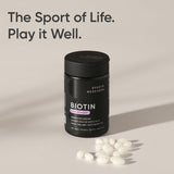 Biotin (alta potencia) 5000 mcg por cápsula vegetariana; mejorada c...