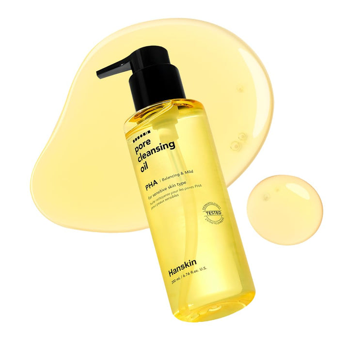 Hanskin Aceite limpiador de poros, limpiador de aceite para cara, r...