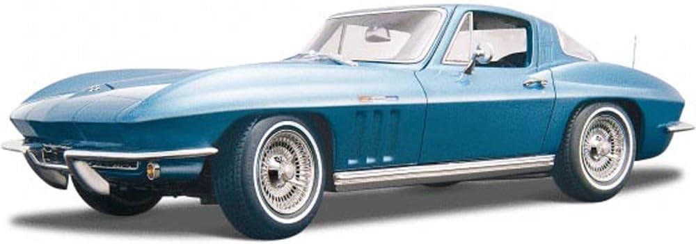 Maisto 1965 Chevy Corvette, azul 31640BL - 1/18 escala de coche de juguete fundido a presión modelo