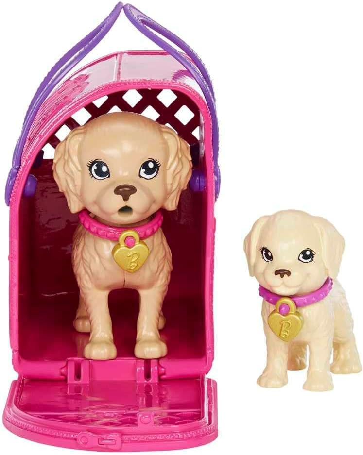 Set de Muñeca de Adopción de Cachorro Barbie y Accesorios con Cambi...