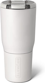 BrüMate Nav Vaso de Viaje Aislado Tipo Tumbler 100% a Prueba de Fugas de 25oz con Tapa Magnética BevLock™ - Taza de Acero Inoxidable de Doble Pared Apta para Portavasos (Dune)