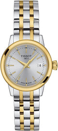 Tissot Classic Dream, cuarzo suizo, 1.102 in, esfera plateada, reloj para mujer