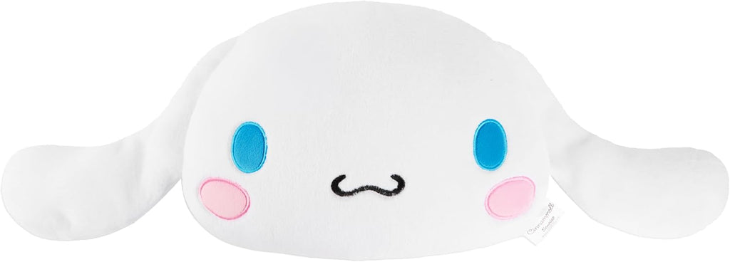 Hello Kitty Sanrio - Almohada de felpa esponjosa, cojín de felpa Kawaii decoración kawaii Cinnamoroll Kuromi, regalos para adolescentes y mujeres (cinamoroll blanco, 15.7 pulgadas de largo x 15.4 pulgadas de ancho)