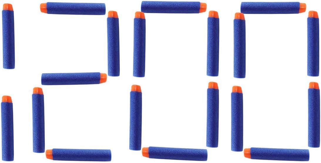 POKONBOY 1200 Pack Refill Darts Recargas Compatibles con Armas Nerf, Dardos de Espuma Recarga Compatibles con Armas Nerf N-Strike Elite Series Juguetes para Niños