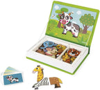 Janod MagnetiBook - Juego magnético de 41 piezas para mezclar y combinar