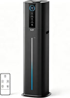 KZF Humidificadores de 9L para dormitorio grande, difusor de llenado superior de niebla fría de 2.3 galones, control remoto, 3 modos de niebla, humidificador silencioso para plantas de oficina en casa