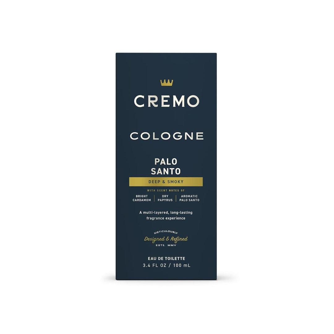 Cremo Cologne For Men - Palo Santo - Espray de colonia para hombre,...