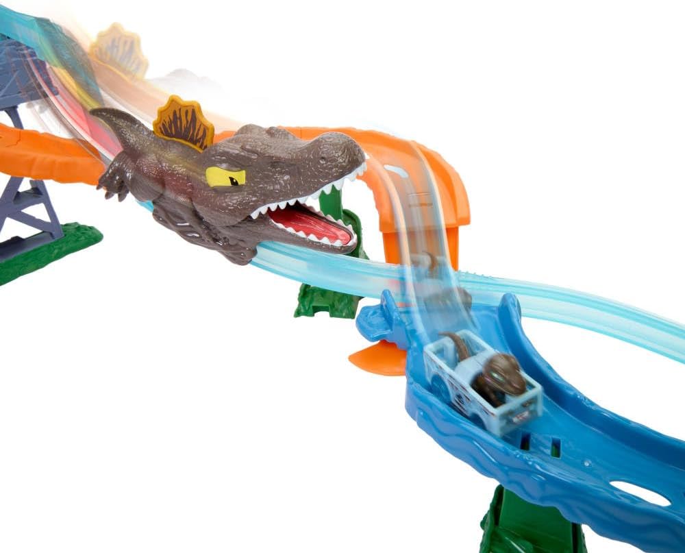 Hot Wheels RacerVerse Jurassic World Crash Splash - Juego