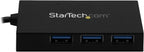 StarTech.com, HB30A3A1CFB, hub USB 3.0 de 4 puertos, alimentado, adaptador 5V/0.9A