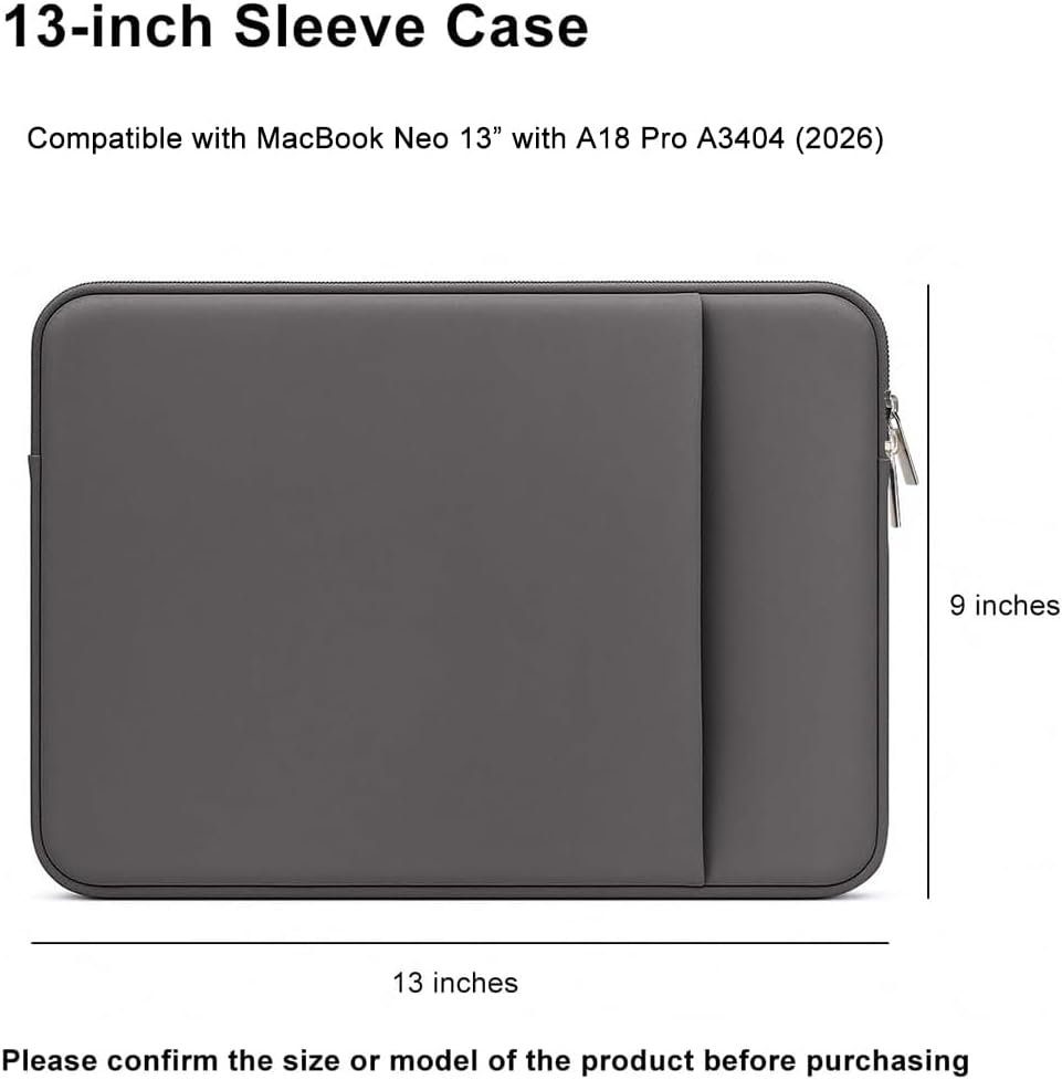 MasiBloom Funda para laptop MacBook Neo 2026 de 13 pulgadas (paquet...