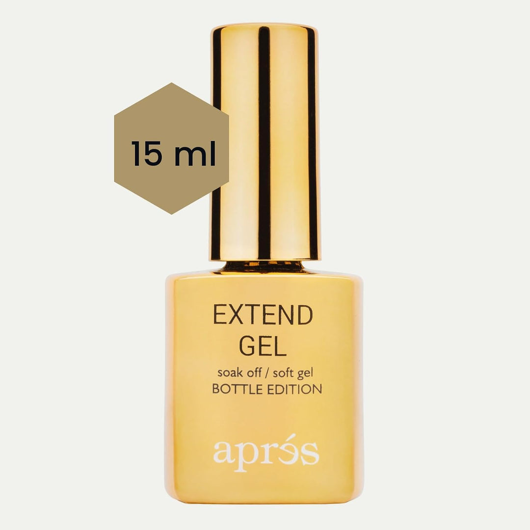 Apres Nail Extend Gel Gold Bottle | 0.51 fl oz | Calidad Premium |...