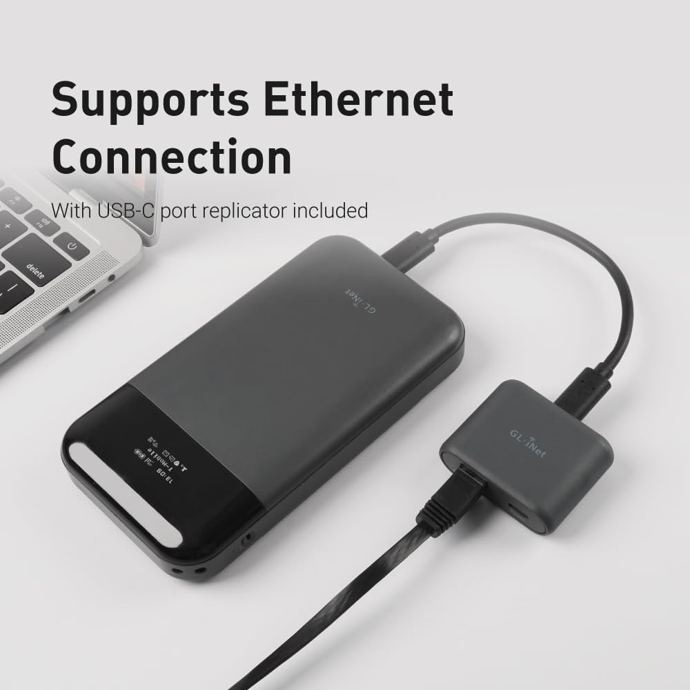 GLiNet GL-E750V2 4G LTE Hotspot Wi-Fi portátil para