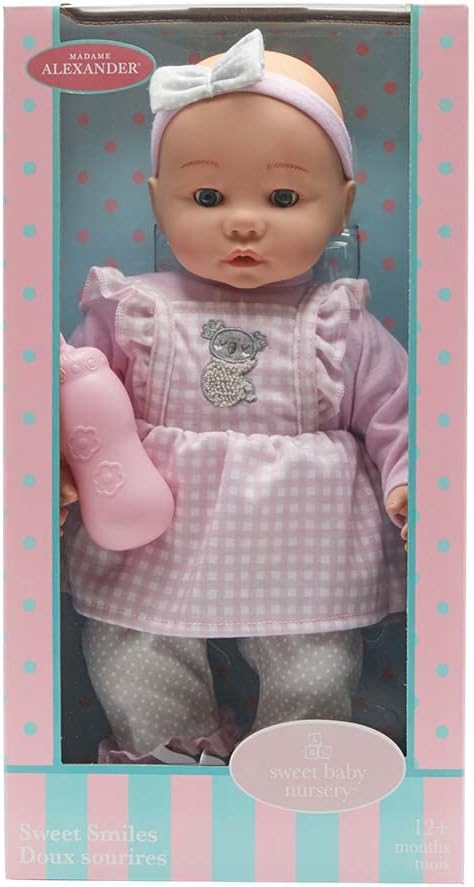 Madame Alexander Muñeca de bebé de koala con tono de piel claro Swe...