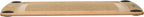 Epicurean Tabla de cortar todo en uno con pies antideslizantes y ranura para jugos, 11.5 x 9 pulgadas, natural/negro