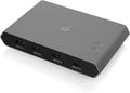 IOGEAR Conmutador USB-C de 2 puertos - Transfiere archivos entre PC y Mac OS X - 3 USB-A - 1 USB-C - Método de interruptor remoto - Mouse o tecla de acceso rápido - Indicador LED - Paso USB-C de 85 W - GUS4C2