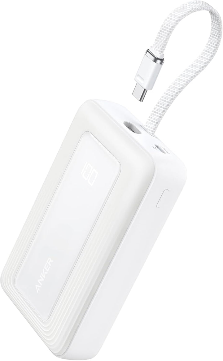 Anker Banco de energía de 30 W y 45 W y 20,000 mAh con cable USB-C...