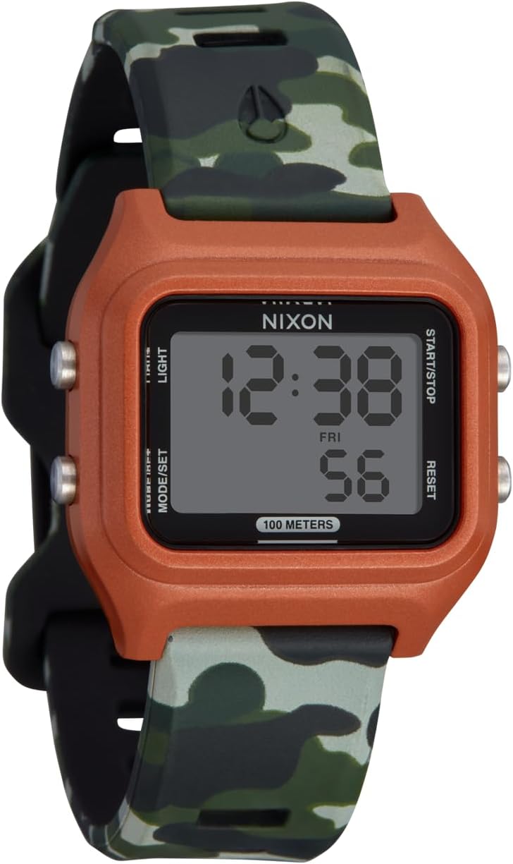 NIXON Ripper A1399-328.1 ft Reloj deportivo digital resistente al agua para